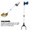 Grabber Reacher Tool for Elderly, 31.5" Foldable Picker Upper Grabber, Long Handy Mobility Aids Reaching Assist Tool for Trash Pick Up, Litter Picker, Arm Extension, Cleaning Supplies(Blue) view 3