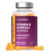 Vitamin B Complex Gummies | 60 Count - Tablet Alternative | High Strength Supplement with Vitamin B12, B6, B12, B2, B3, B5, Biotin, Folic Acid, Zinc and Iodine | Passion Fruit Flavour | by Horbaach view 1