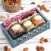 Jaiccha Ghasitaram Valentines Gift for Girlfriend/Boyfriend/Husband and Wife Valentines Blue Wooden Serving Tray view 1