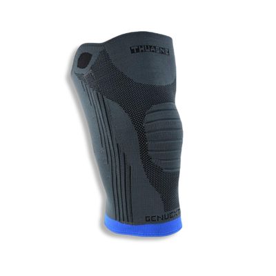 GenuExtrem - Knee Support Brace Stabilised Closed Patella, Knee Pain Arthritis, Joint Pain, Meniscus Tear, Ligament Injuries, Running, Graded Compression, Knee Support Patella Knee Sleeve (Size 4)