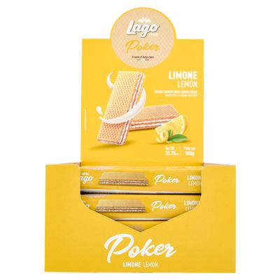 Lago Poker Limone Lemon Crme (20x45g)