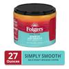 Folgers Simply Smooth Ground Coffee, Mild Roast, 27 Ounces view 2