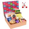 Jaiccha Ghasitaram Valentines Gift for Girlfriend/Boyfriend/Husband and Wife Gourmet Medium Hamper Box of 8 Goodies with Teddy view 1