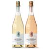 L A Brewery | Non Alcoholic Sparkling Craft Kombucha Drink - New English Blush and Sparkling White Rose Twin Pack 2 x 750ml - Low Calorie Kombucha Tea, Gluten Free & Vegan Soft Drinks Brewed in the UK view 1