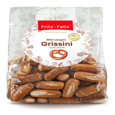 Mini Laugen Grissini Brezel package 12 x 150 gr. - Fritz & Felix