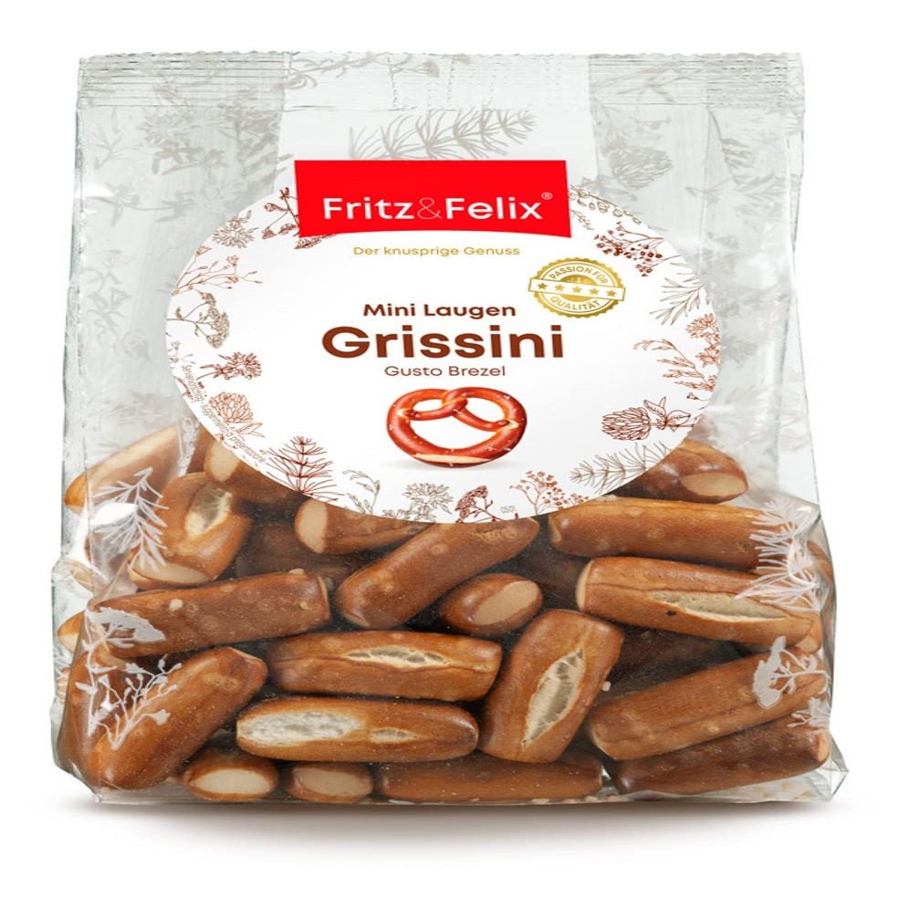 Mini Laugen Grissini Brezel package 12 x 150 gr. - Fritz & Felix