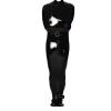 Latex Natural Rubber Cosplay Black Costume Adjustable Belt Male Catsuit Gummi Solid Wetlook Black Customized Size XXS-XXL,Red,XS view 1