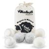 DimBull Wool Dryer Balls, XL - 6 Pack. Reusable, Hypoallergenic, 100% Organic New Zealand Wool. Safe & Unscented, Assorted Colours view 1