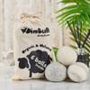 DimBull Wool Dryer Balls, XL - 6 Pack. Reusable, Hypoallergenic, 100% Organic New Zealand Wool. Safe & Unscented, Assorted Colours view 4