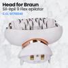 Anakel Home Hair Remover Head 81719648 Compatible with Braun Silkepil 9 Flex | Flexible Head, Micro-Grip Technology with 40 Tweezers | Type 5380 view 2