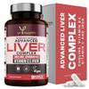Vegan Liver Support Supplement - Liver Tablets with Vitamin C, Acai, Ginger Root, Turmeric- 30 Day Liver Detox Capsules, Cleanse & Support Men & Women - Made in The UK by YrHealth view 1