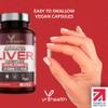Vegan Liver Support Supplement - Liver Tablets with Vitamin C, Acai, Ginger Root, Turmeric- 30 Day Liver Detox Capsules, Cleanse & Support Men & Women - Made in The UK by YrHealth view 4