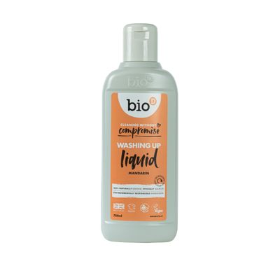 Bio-D Mandarin Washing Up Liquid 750ml | Allergy Free | Vegan | Cruelty Free