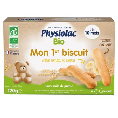 Physiolac Bio My First Biscuit From 10 Months 24 Biscuits
