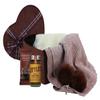 Luxury Heart Velvet Giftbox Hamper with Scarf Coffee Chocolate for Her Lover Woman Birthdays Anniversary Mother's Day Valentine's Day - Scarf, Coffee & Chocolate Red view 1