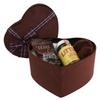 Luxury Heart Velvet Giftbox Hamper with Scarf Coffee Chocolate for Her Lover Woman Birthdays Anniversary Mother's Day Valentine's Day - Scarf, Coffee & Chocolate Red view 2