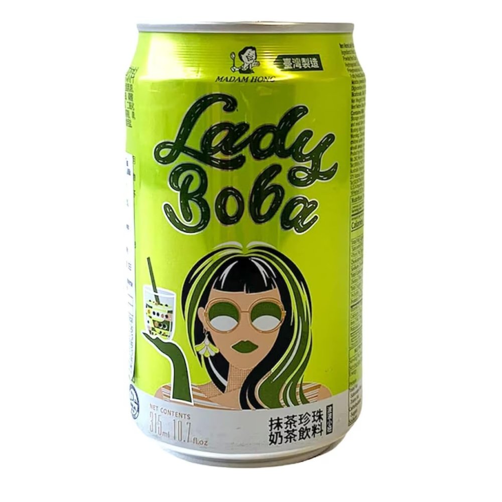 Madam Hong Lady Boba Matcha Latte Bubble Tea - 315ml