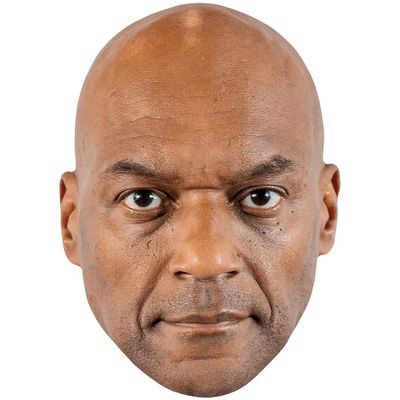 Colin Salmon (Stare) Big Head. Larger than life mask.