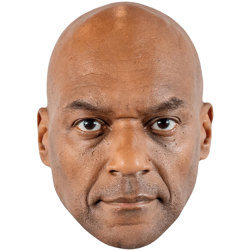 Colin Salmon (Stare) Big Head. Larger than life mask.