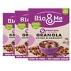 Bio&Me Cocoa Hazelnut Granola 3-Pack (3 x 360g)  Vegan, High Fibre, No Added Sugar, Gut-Loving Breakfast Cereal, High Protein Cereal view 1