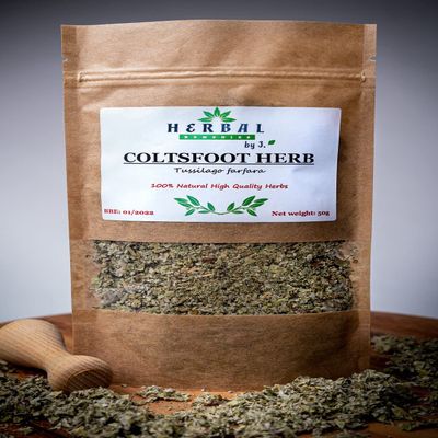 Coltsfoot Tea Pure Loose Leaves - Lungs Detox Cough Relief - Tussilago - Herbal Remedies by J. - Podbial lisc
