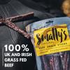 Smally's Biltong - Beef Snack Sticks, Jalapeno Flavour Droewors, High Protein Beef Snack, Traditional South African Air Cured Beef Sausage - 250g Pack view 4