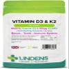 Lindens Vitamin D3 4000IU & MK7 K2 | 90 Tablets | UK Made | Immune Health, Bones, Teeth, Muscle, Blood Calcium Absorption | High Strength Vitamin D & K2 Supplement | 3 Months Supply | Vegetarian view 1