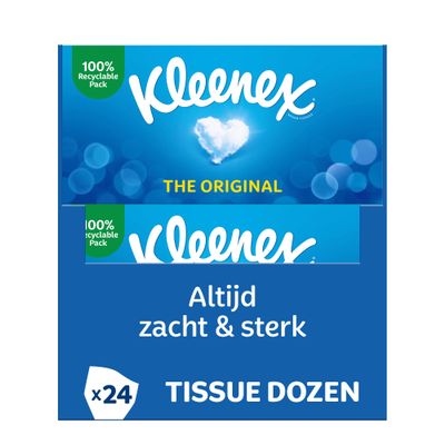 Kleenex Original Fabrics - 1728 Tissues - 24 x 72 Pieces