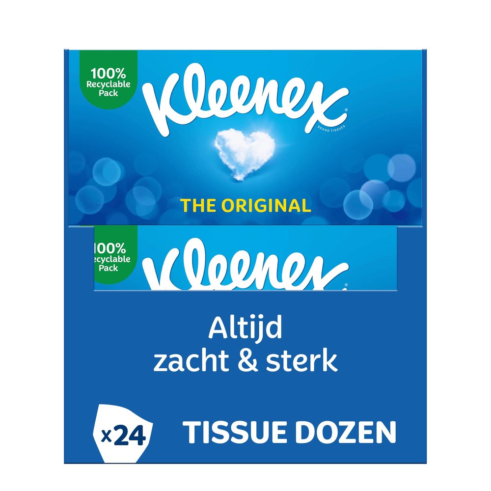 Kleenex Original Fabrics - 1728 Tissues - 24 x 72 Pieces
