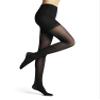 FALKE Women's Rib Shaping 50 DEN W Ti Semi-Opaque Shaper Effect 1 Pair Tights, Black 3009, S-M view 1