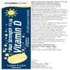 Vitamin Store Vitamin D Effervescent Tablets, Max Strength 75ug, Lemon & Lime Flavoured, Suitable for Vegetarians, 6 Packs of 20 Tablets view 4