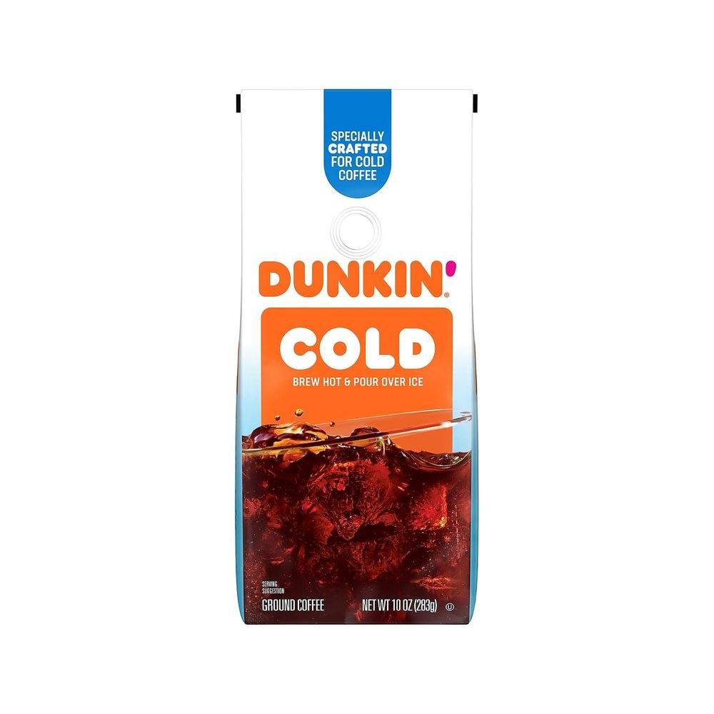 Dunkin' Cold Ground Coffee, 10 Ounce (Pack fo 1)