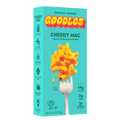 Goodles Mover & Shaker Cacio E Pepe Inspired Protein Mac & Cheese Creamy Cheddar 6.0OZ