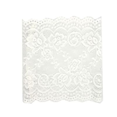 Unlined or Lined TPN Picc Line Catheter Lace Sleeve Cover for Chemo, Diabetes Freestyle Libre (IVORY 6" LONG)