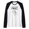 Toilet Paper Roll Hoarder Funny Social Distancing Hygiene Raglan Baseball Tee view 1