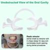 2Pcs Dental Teeth Whitening/Photography Cheek Retractors with Tabs,Orthodontic Mouth Retractor Mouth Opener,Disposable Dental Lip Cheek Retractor for Mouthguard White,Autoclavable (Large + Small) view 3