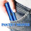 Mini Portable Electric Shaver,IPX7 Waterproof Cordless Pocket Razor,USB Rechargeable Rotary Razor, Wet and Dry Use Rotary Men's Shaver for Traveler (Black) view 4