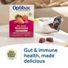 Optibac Probiotics Gut Health Gummies - Vegan Digestive Probiotic Supplement - Vitamin D, Zinc & Calcium for Immune Support & Gut Health - Most Trusted & Recommended Brand - 30 Gummies view 2