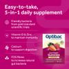 Optibac Probiotics Gut Health Gummies - Vegan Digestive Probiotic Supplement - Vitamin D, Zinc & Calcium for Immune Support & Gut Health - Most Trusted & Recommended Brand - 30 Gummies view 3