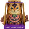 Monty Bojangles Cocoa Dusted Chocolate Truffles Cat Tin (Savanna Gold-135g) Flutter Scotch Flavoured Luxury Chocolatey Truffles - Collectable Cat Tin, Truffles Chocolate Gift Box With Bespoke Design view 1