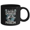Black Tea Coffee Chocolate Mug Just Another Beer Drinker with Fishing Problem Pet Drinking Dad Uncle Friends Vacation Presents Gifts view 2