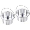 2pcs Wax Melting Machine Inner Pot Melting Pot for Butter Wax Melting Inner Pot Hair Wax Warmers Accessories Wax Warmer Inner Pan Universal Tools Hair Removal Metal Stainless Steel view 2