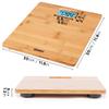 Duronic Digital Bathroom Scales BS504 Digital Weighing Scale with LCD Display Accurate Body Weight Scale for Home Use view 2