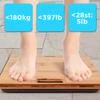 Duronic Digital Bathroom Scales BS504 Digital Weighing Scale with LCD Display Accurate Body Weight Scale for Home Use view 3