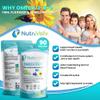 Nutrivolv Omega 3-6-9 | Triple Strength | Fish Oil & Flaxseed Oil Blend | High EPA & DHA | Heart Health, Brain Function & Eye Health | Essential Fatty Acids - 90 Gelatine Softgels view 2