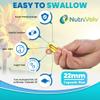 Nutrivolv Omega 3-6-9 | Triple Strength | Fish Oil & Flaxseed Oil Blend | High EPA & DHA | Heart Health, Brain Function & Eye Health | Essential Fatty Acids - 90 Gelatine Softgels view 3