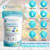 Nutrivolv Omega 3-6-9 | Triple Strength | Fish Oil & Flaxseed Oil Blend | High EPA & DHA | Heart Health, Brain Function & Eye Health | Essential Fatty Acids - 90 Gelatine Softgels view 4
