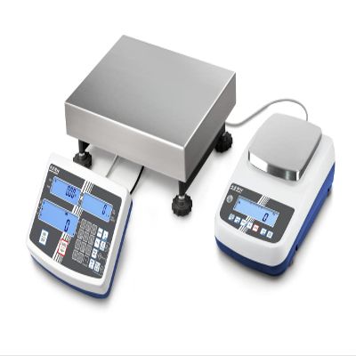 Kern CCA 100K-4M - High-resolution counting system, Weighing Range Quantity scale [Max]: 60 kg / 150 kg, Readout Quantity scale [d]: 20 g / 50 g, Weighing plate: WxDxH 500x400x140 mm (Stainless steel)