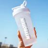 Missions Protein shaker bottle- 24oz Smoothie Bottle for sports supplements shakes- Good materials, Leak Proof 600ml Gym Shaker for Protein Shakes with Shaker Ball (white) view 3