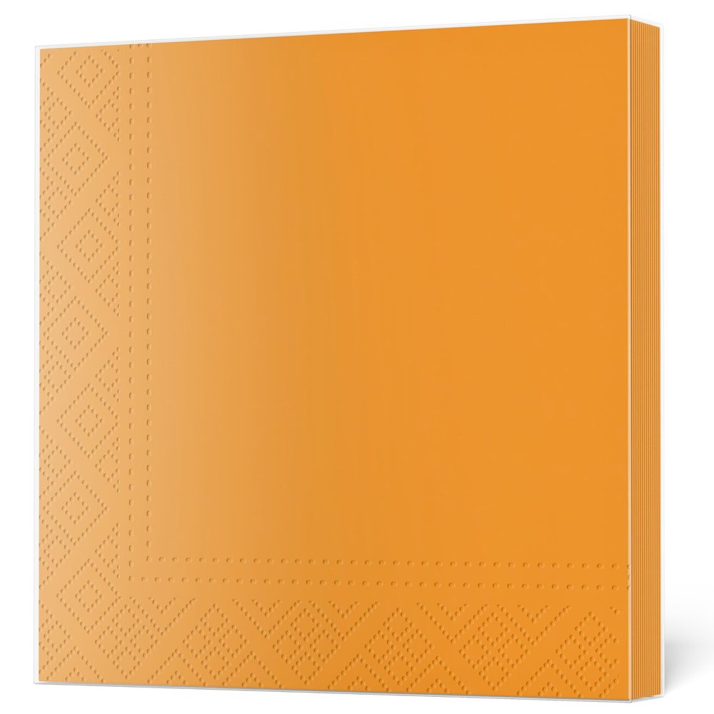 3-Ply Decorative Tissue Paper Napkins Serviettes for Decoupage Lunch 33cm x 33cm - Pack of 20 (Sunflower Yellow)